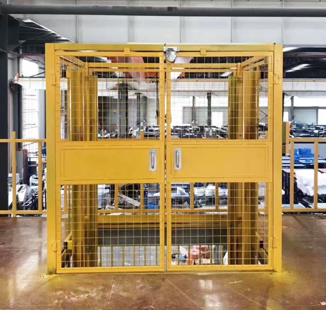 汉中智能导轨式升降机亮相